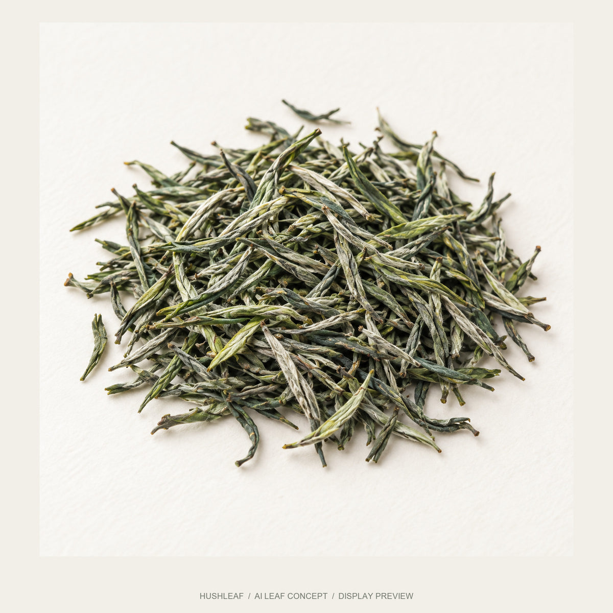 AI leaf concept — Lushan Yunwu Green Tea — Bilongtan, Jiangxi