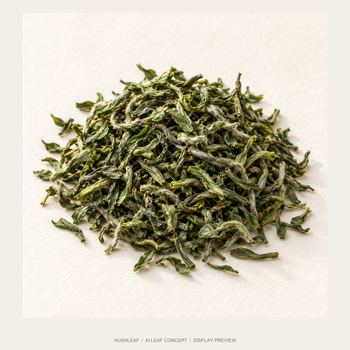 AI leaf concept — Mengding Ganlu Green Tea — Sichuan