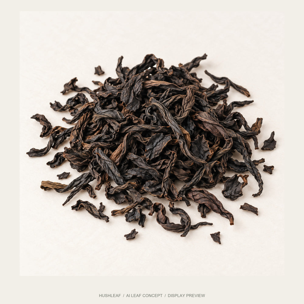 AI leaf concept — Shui Jin Gui Rock Oolong — Wuyishan