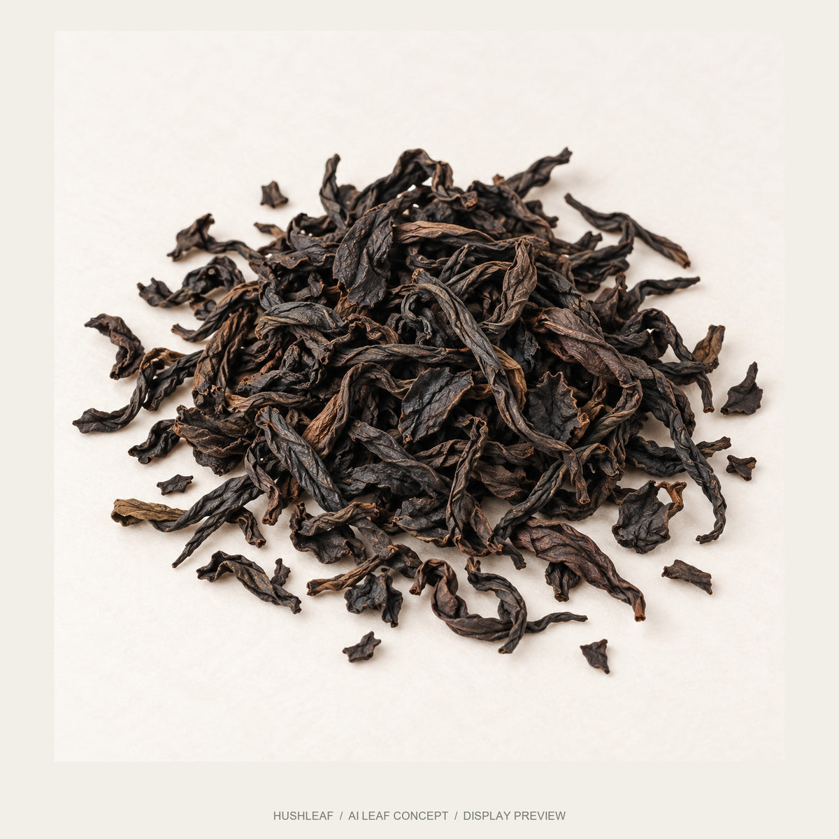 AI leaf concept — Shui Jin Gui Rock Oolong — Wuyishan